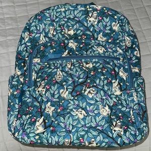 Vera Bradley Campus Backpack in Recycled Cotton- Hanging Around pattern.